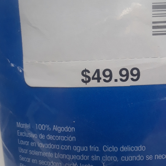 NWT JC Penny floral cotton tablecloth - Picture 5 of 5